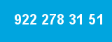 922 278 31 51 922 278 31 51